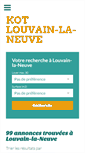 Mobile Screenshot of kot-louvainlaneuve.be